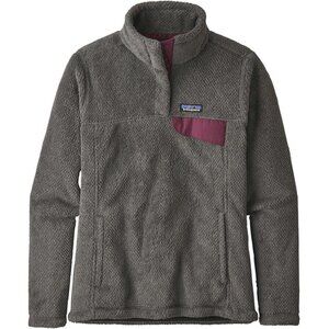 Patagonia Re-Tool Snap Fleece Pullover Grey X-Dye Balsalmic Size S